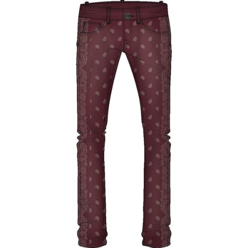 VANS ETCHED BANDANA SKI WMS KALHOTY