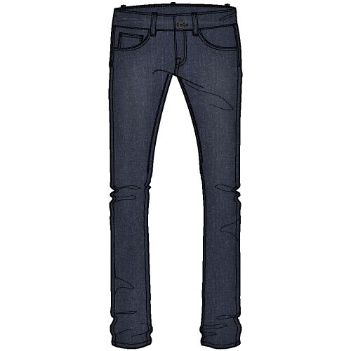 VANS Skinny Denim WMS KALHOTY