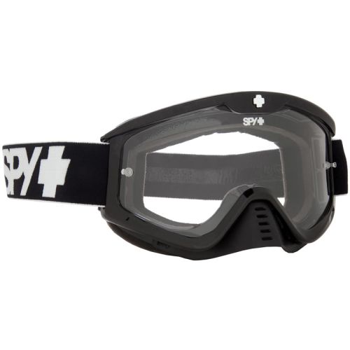 SPY WHIP BLACK ENDURO - DUAL PANE CLEAR